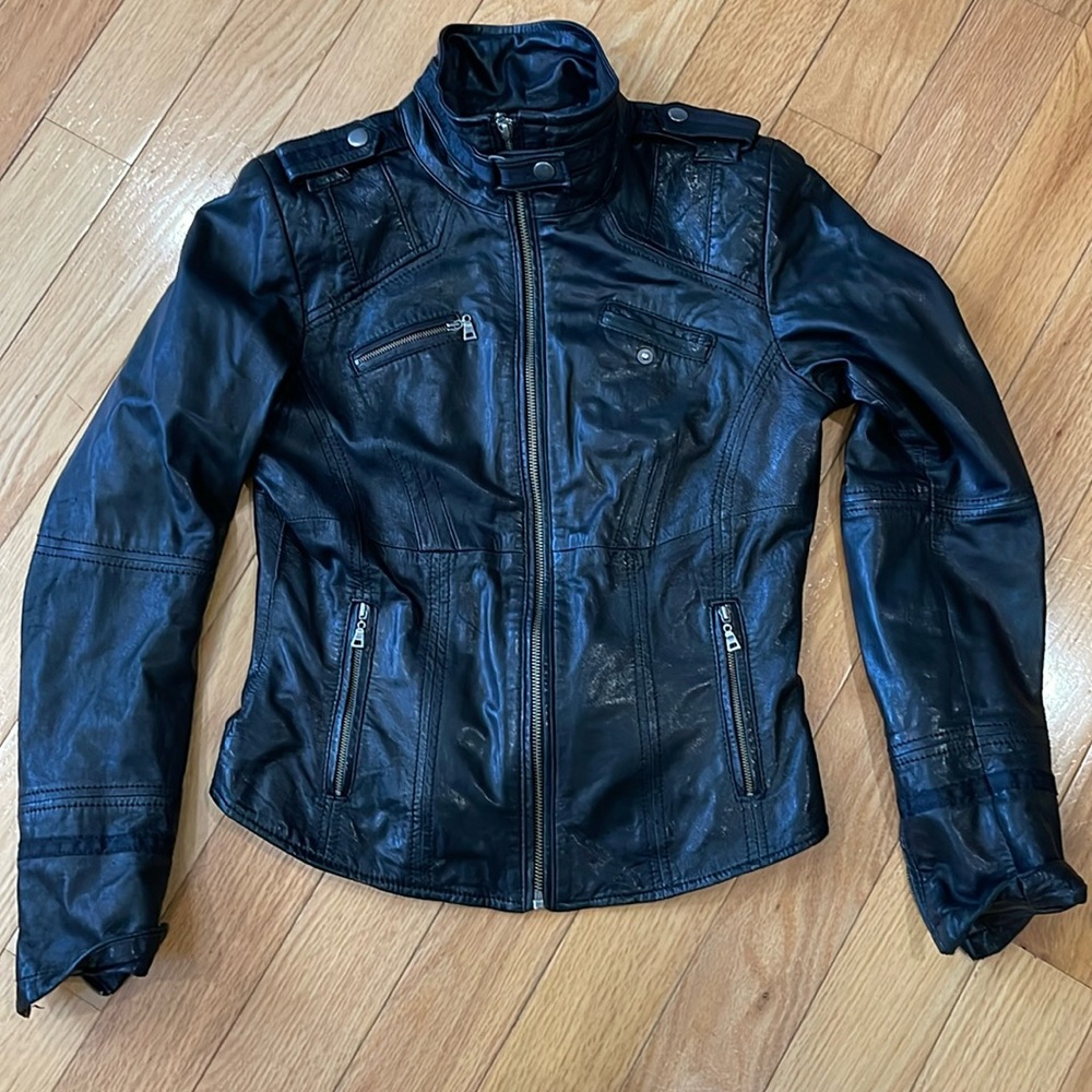 Danier Leather Motorcycle Jacket